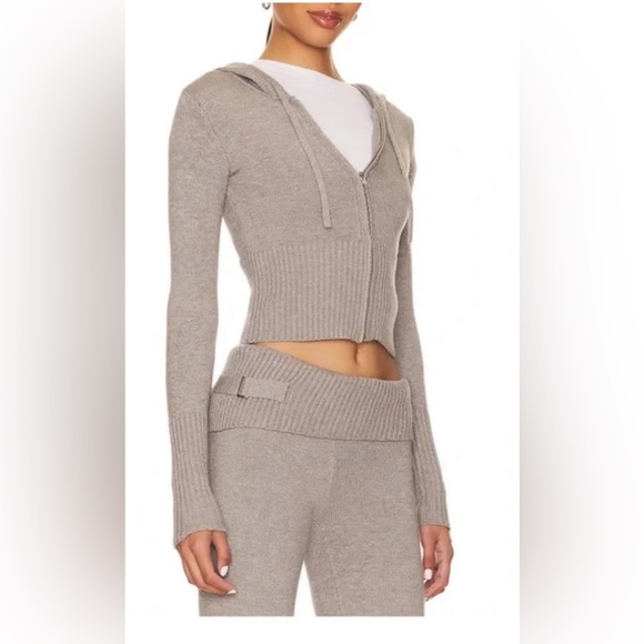 Frankie’s Bikini’s Aimee x Fleur Knit Hoodie Cardigan and Pants Set